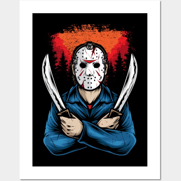 Jason Wall Art by InksyndromeArtwork